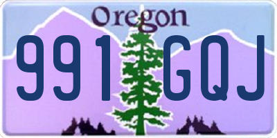 OR license plate 991GQJ