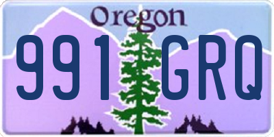 OR license plate 991GRQ
