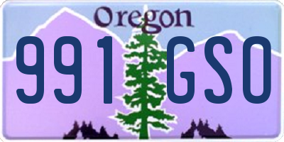 OR license plate 991GSO