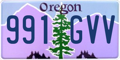 OR license plate 991GVV