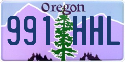 OR license plate 991HHL