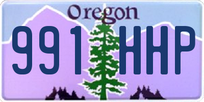 OR license plate 991HHP