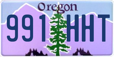 OR license plate 991HHT