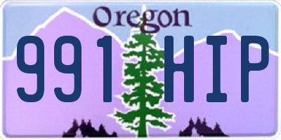 OR license plate 991HIP