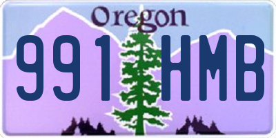 OR license plate 991HMB