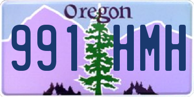 OR license plate 991HMH