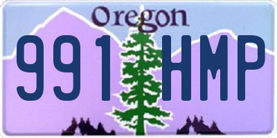 OR license plate 991HMP