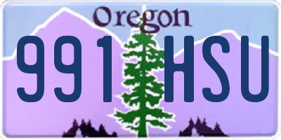 OR license plate 991HSU