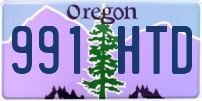 OR license plate 991HTD