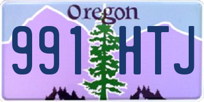 OR license plate 991HTJ