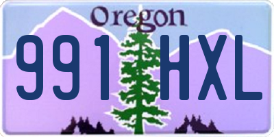 OR license plate 991HXL