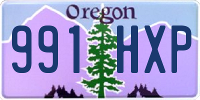 OR license plate 991HXP