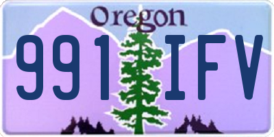 OR license plate 991IFV