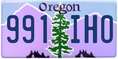 OR license plate 991IHO