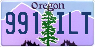 OR license plate 991ILT