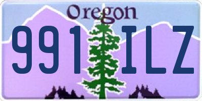 OR license plate 991ILZ