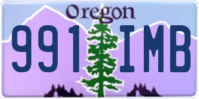 OR license plate 991IMB