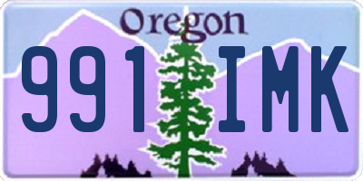 OR license plate 991IMK