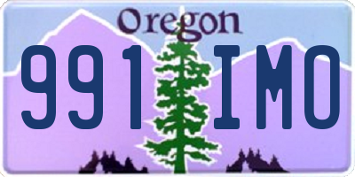 OR license plate 991IMO