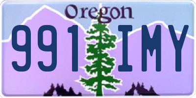 OR license plate 991IMY