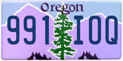 OR license plate 991IOQ