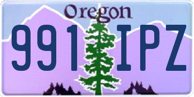 OR license plate 991IPZ