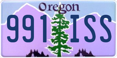 OR license plate 991ISS