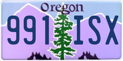 OR license plate 991ISX