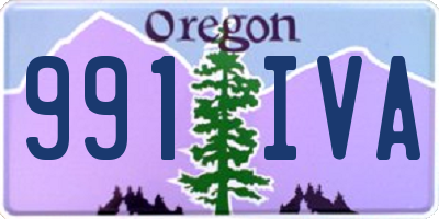 OR license plate 991IVA