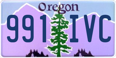 OR license plate 991IVC