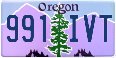 OR license plate 991IVT