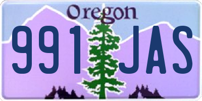 OR license plate 991JAS