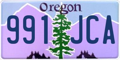 OR license plate 991JCA