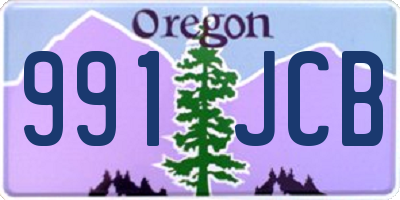 OR license plate 991JCB