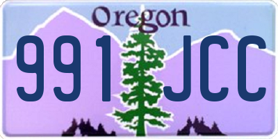 OR license plate 991JCC