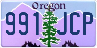 OR license plate 991JCP