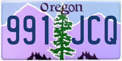 OR license plate 991JCQ