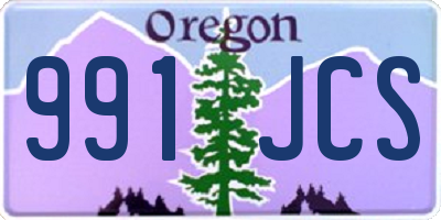 OR license plate 991JCS