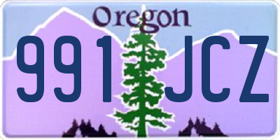 OR license plate 991JCZ