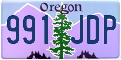 OR license plate 991JDP