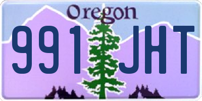 OR license plate 991JHT