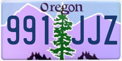 OR license plate 991JJZ