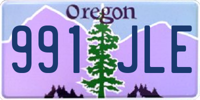 OR license plate 991JLE