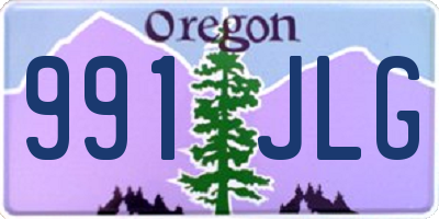 OR license plate 991JLG