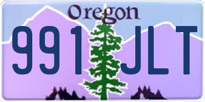 OR license plate 991JLT