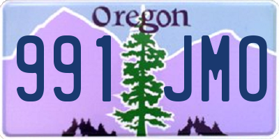 OR license plate 991JMO