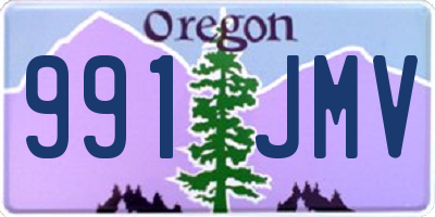 OR license plate 991JMV