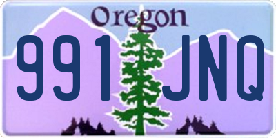 OR license plate 991JNQ