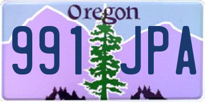 OR license plate 991JPA