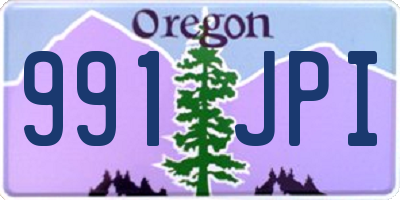 OR license plate 991JPI